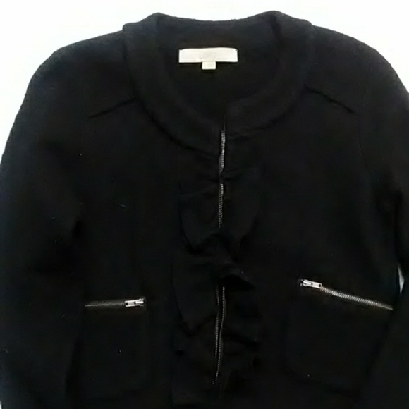 Black short sweater jacket - Picture 2 of 4